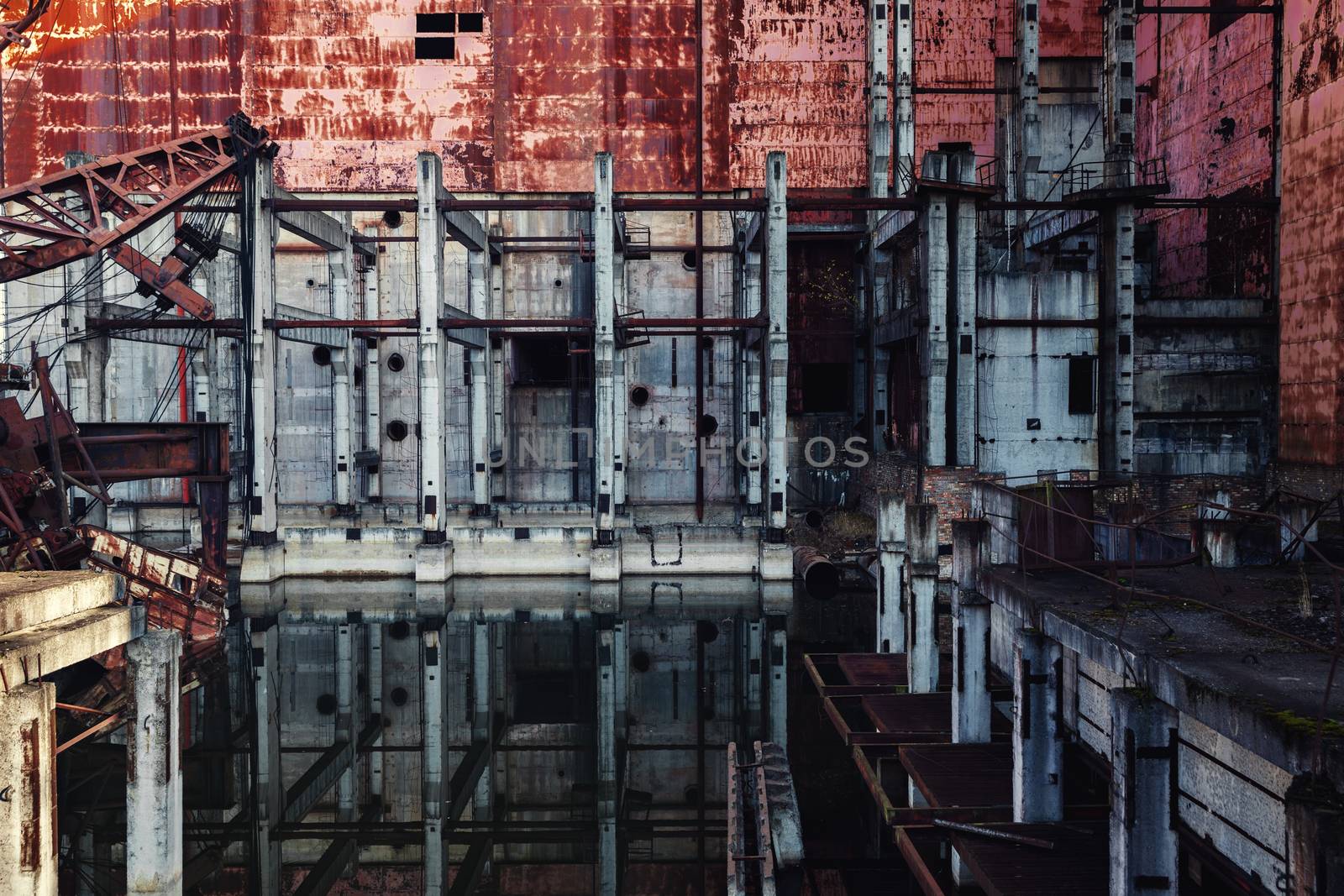 Part of an Unfinished Nuclear Reactor in Chernobyl exclusion zone