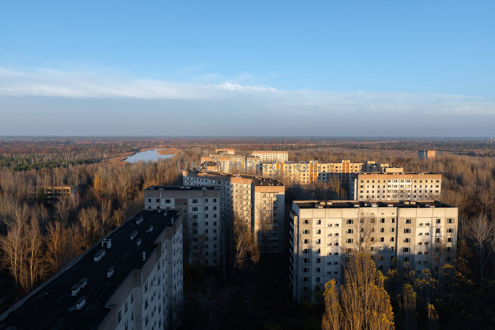 Abandoned Cityscape in Pripyat, Chernobyl Exclusion Zone 2019 by svedoliver