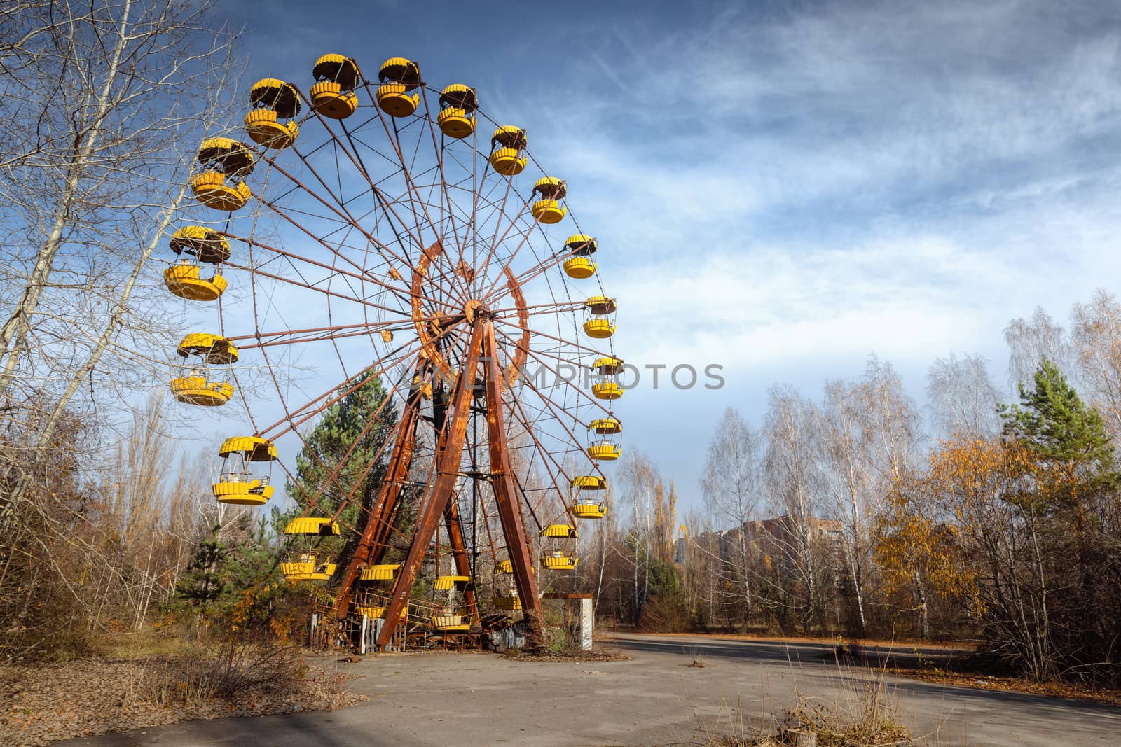 Ferris wheel of Pripyat ghost town 2019 by svedoliver