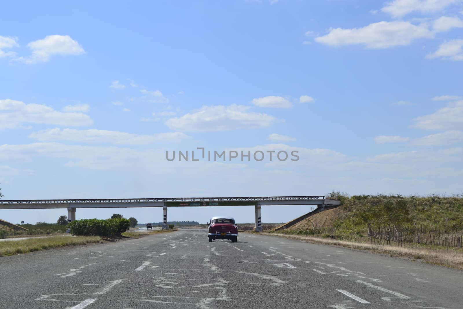 Carretera, Cuba, March 2011: The Carretera Central Central Road is a highway built by Henry Kaiser. by kb79