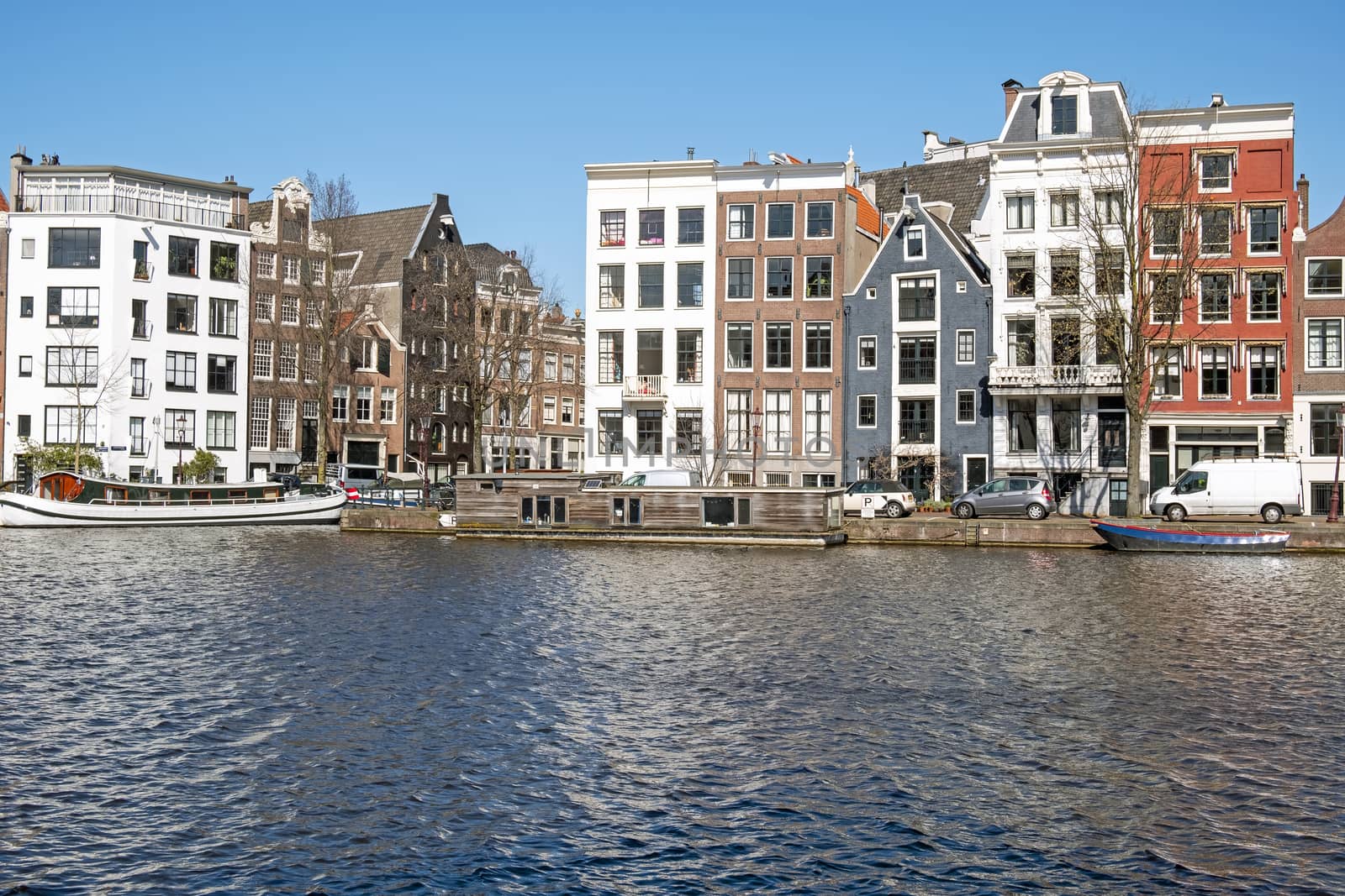 City scenic from Amsterdam in the Netherlands by devy