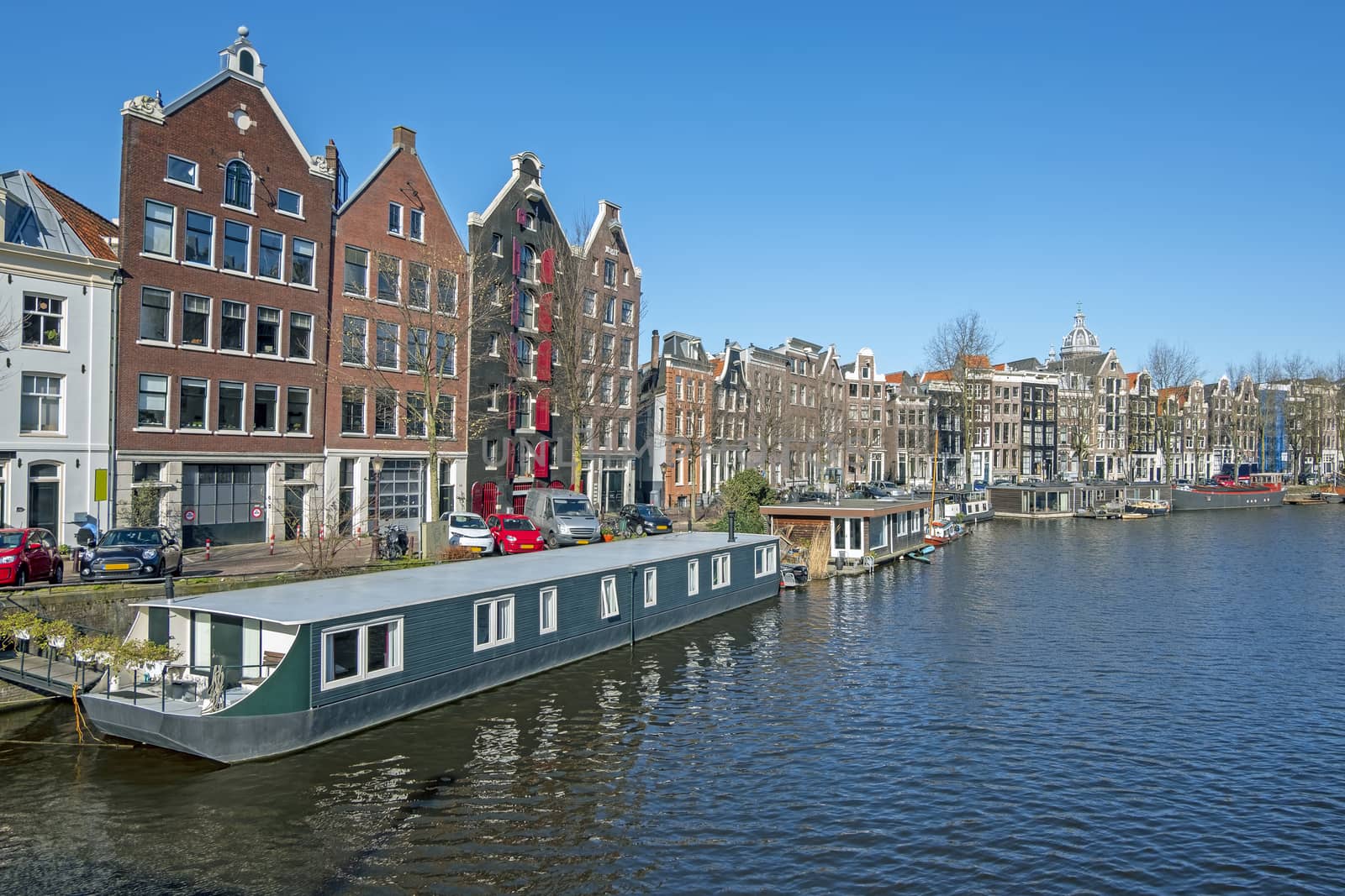 City scenic from Amsterdam in the Netherlands by devy