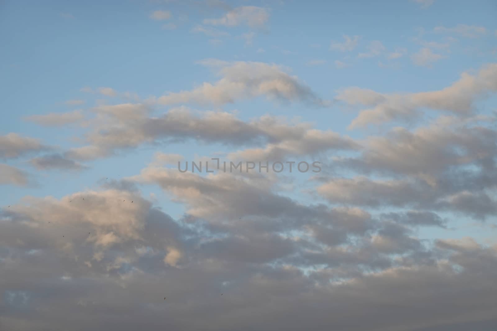 a blue sky full of beautiful clouds.