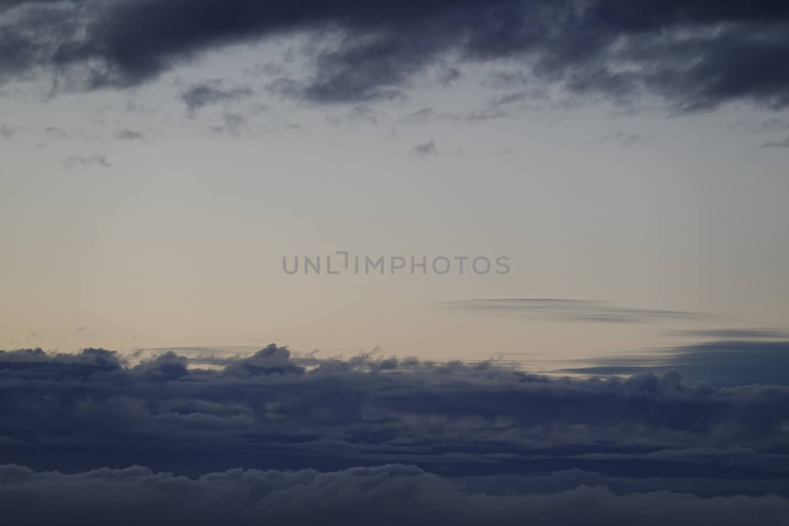 a blue sky full of beautiful clouds.