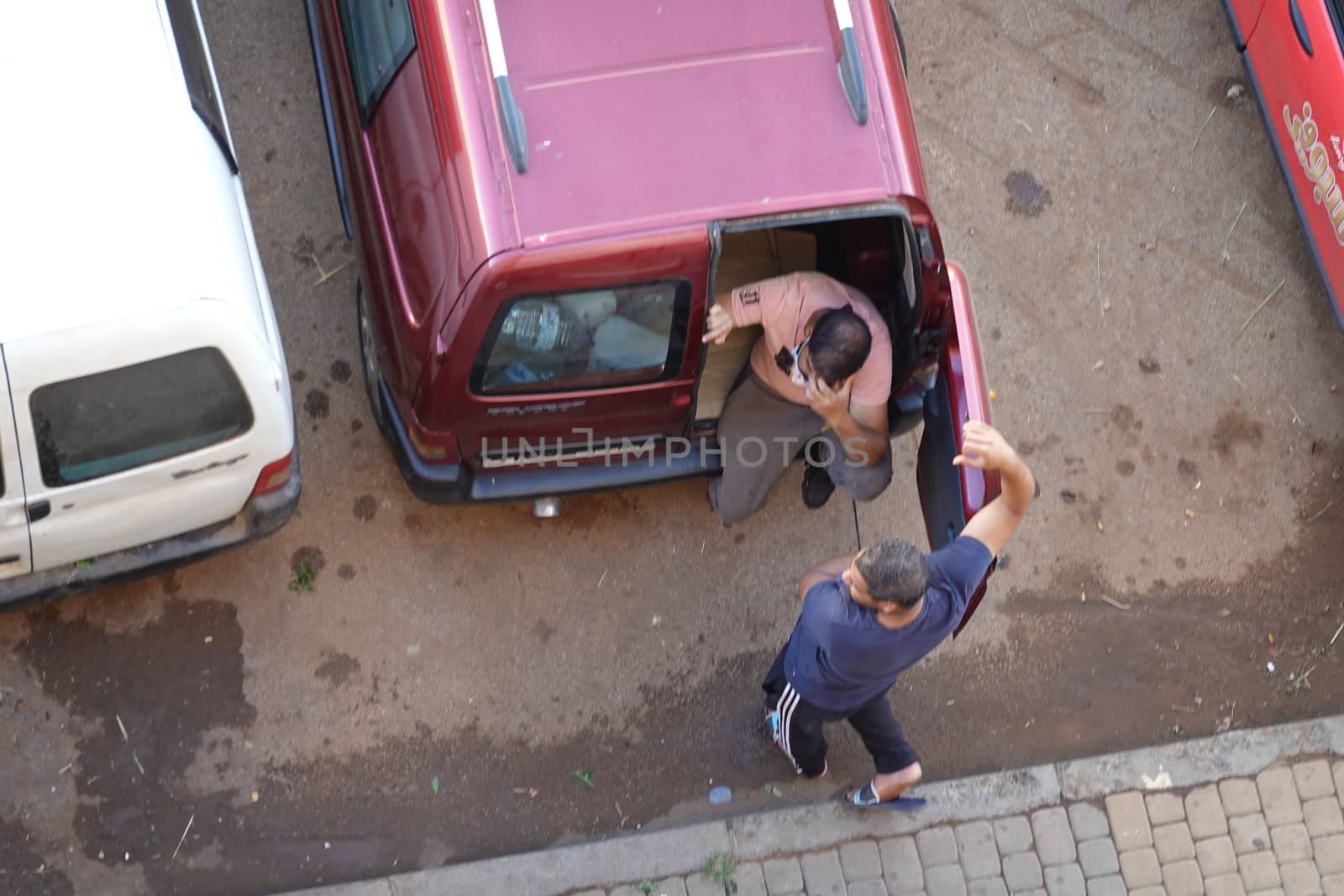 life in a moroccan street. High quality Photo.