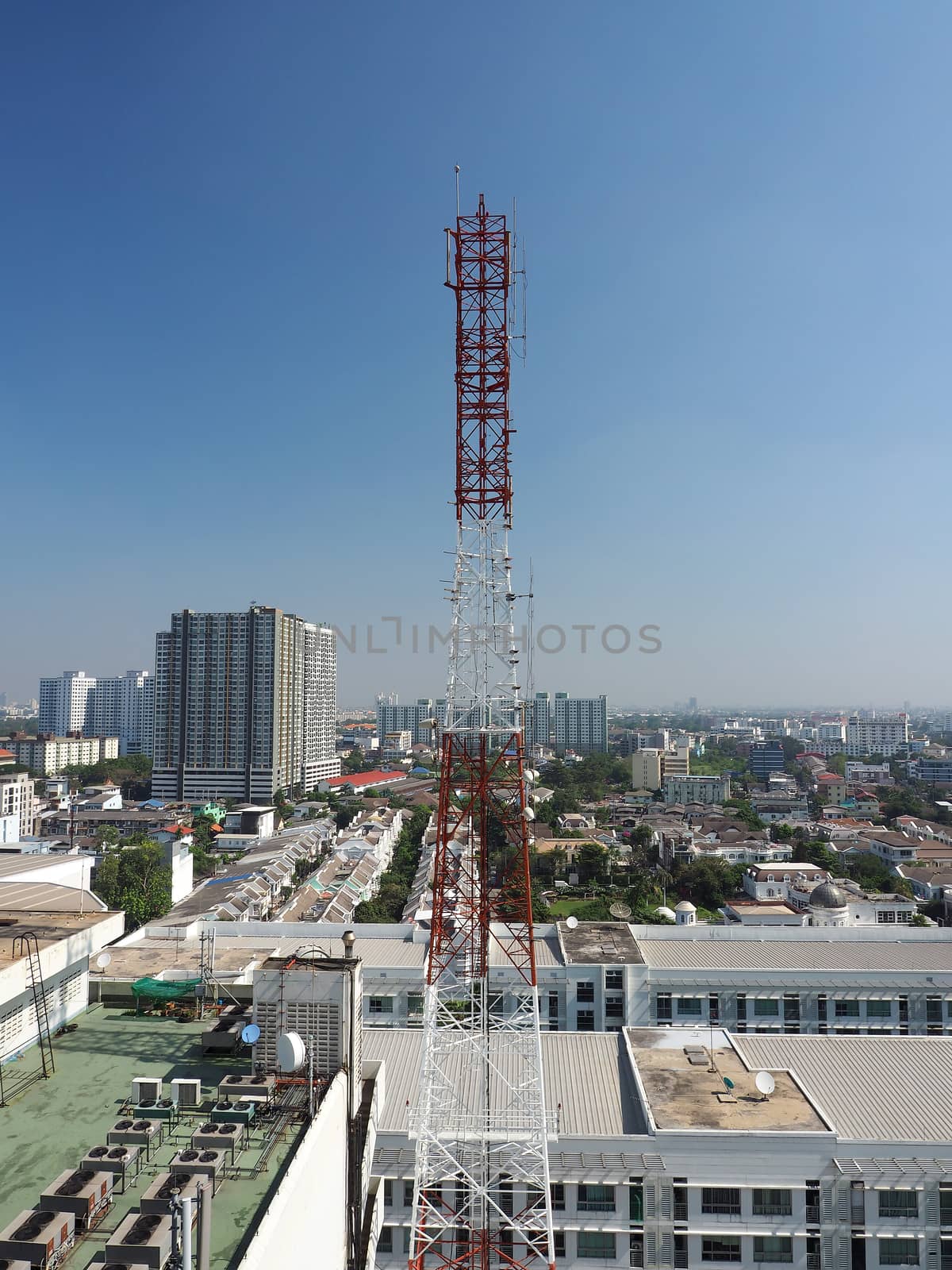 Telecommunication tower. by gnepphoto