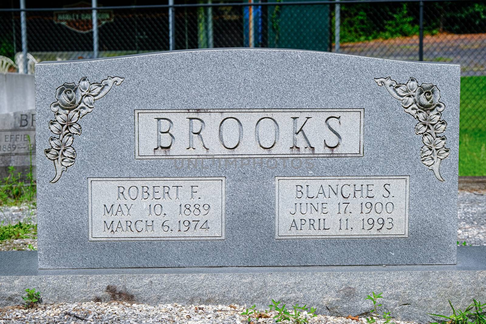 Brooks Tombstone in Family Plot by dbvirago
