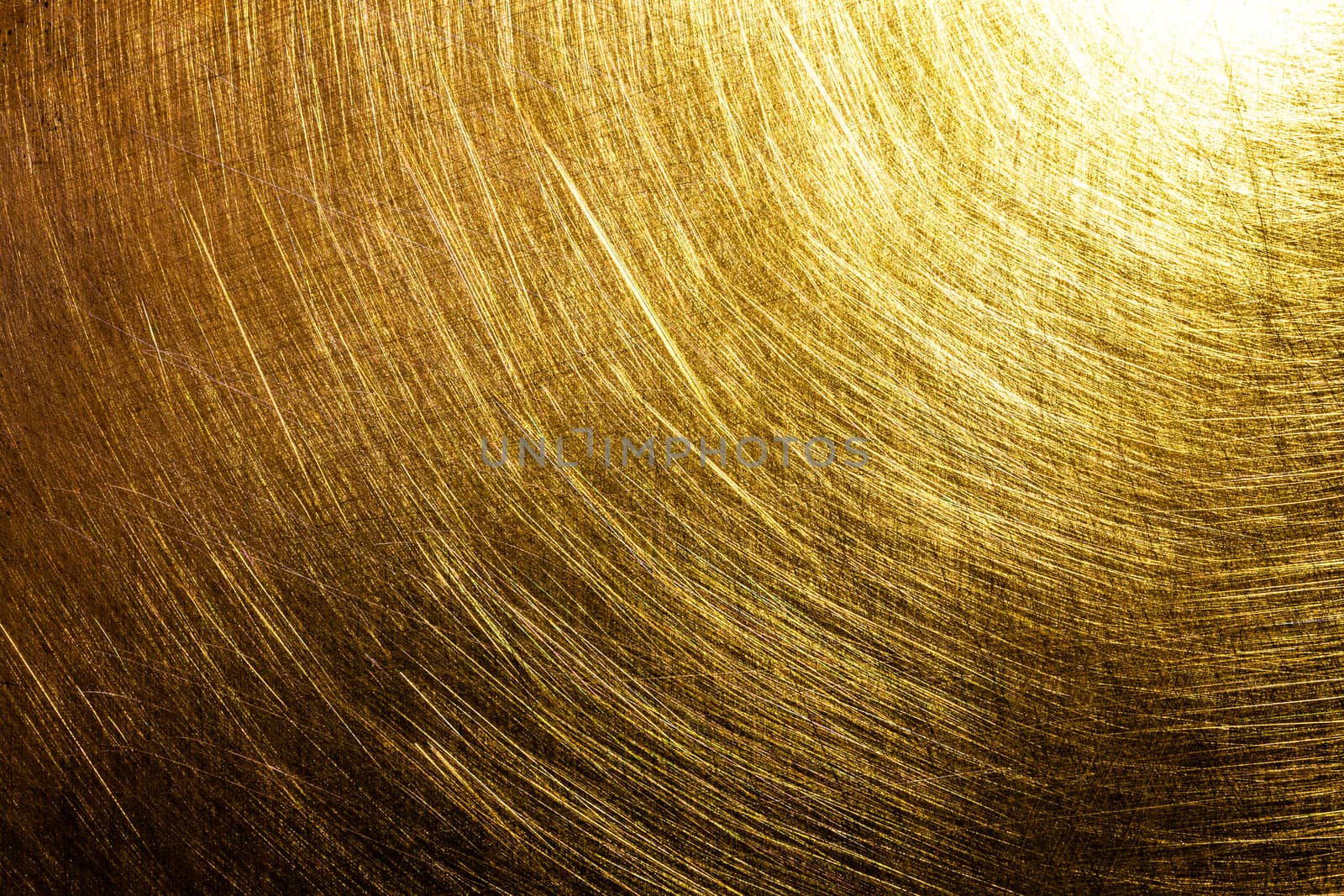 flat brushed brass texture with random pattern and light reflection