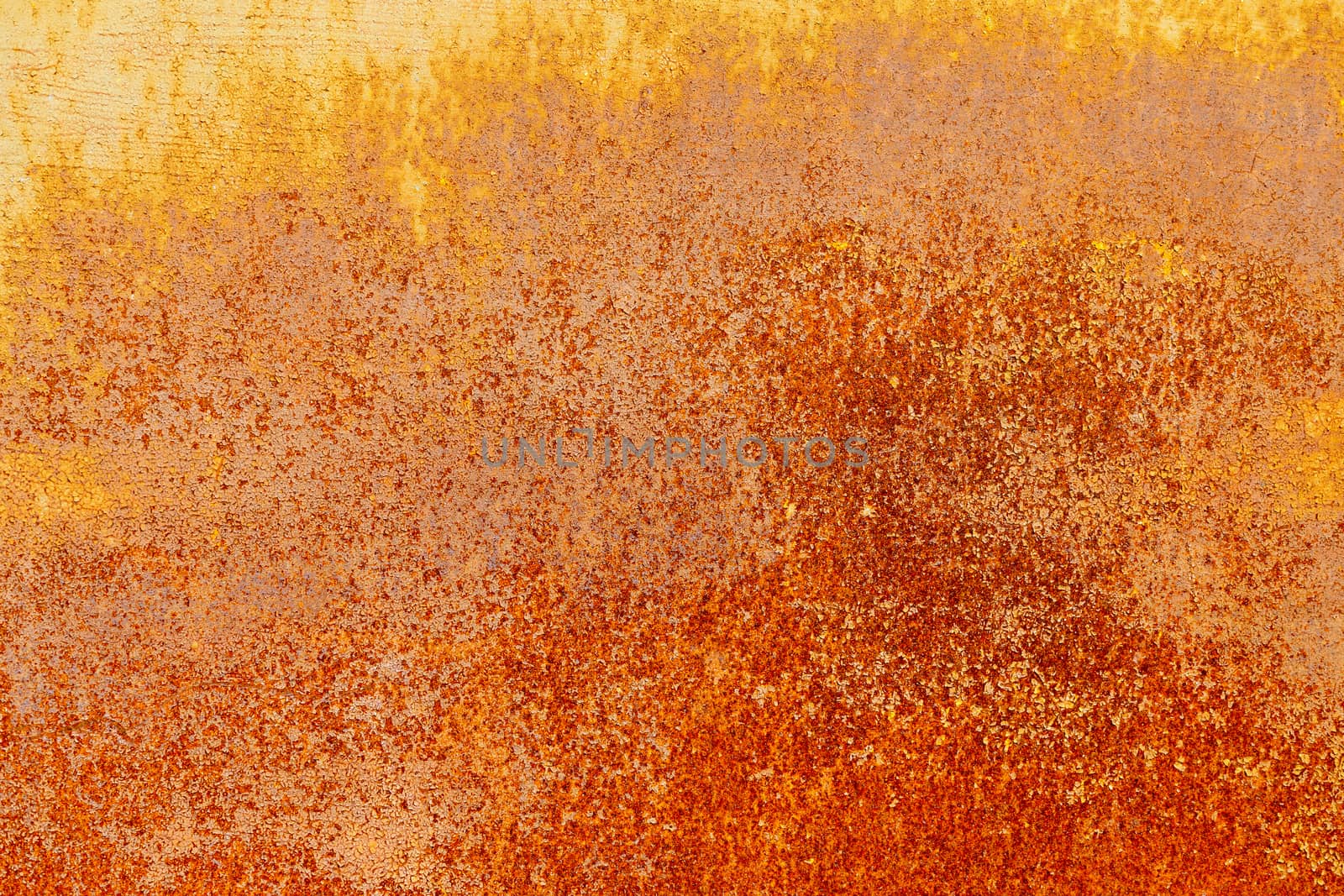 fine grained rusted sheet metal under soft light with peeling paint texture