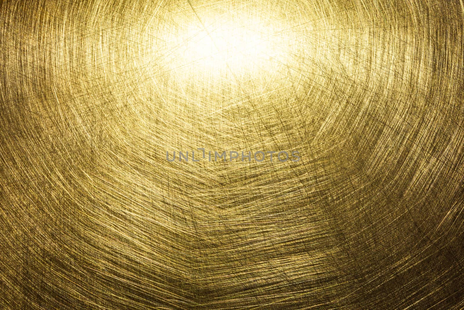 flat brushed brass texture with random pattern and light reflection