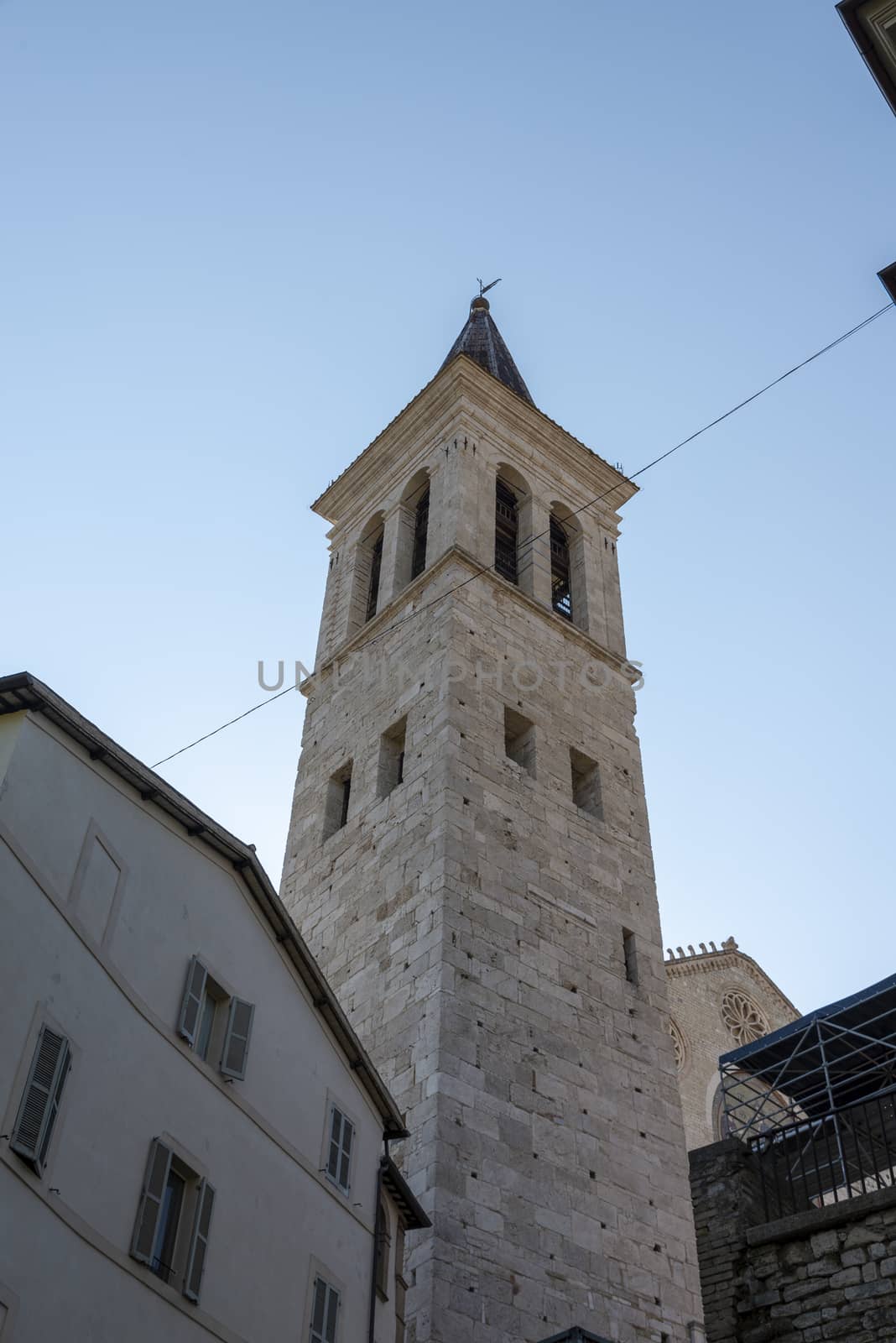 cathedral of the town of spoleto and its architecture by carfedeph