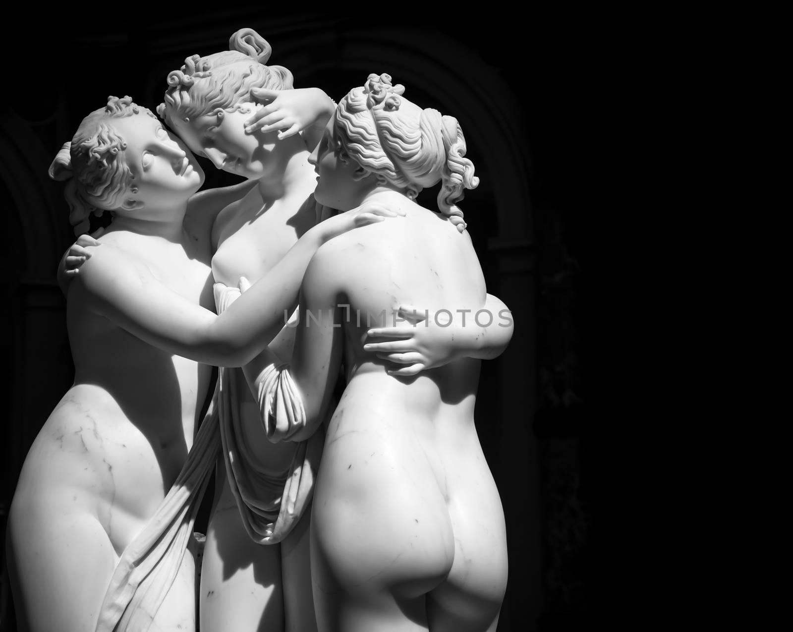 The Three Graces (Le tre grazie) by Antonio Canova by Perseomedusa