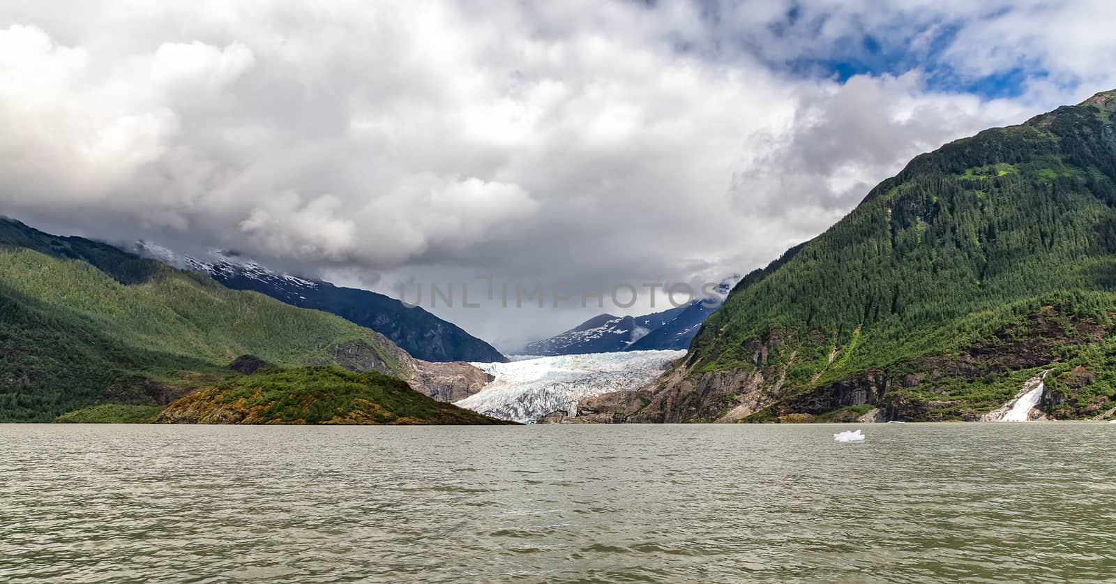View of Mendenhall Glacier in Alaska by DamantisZ