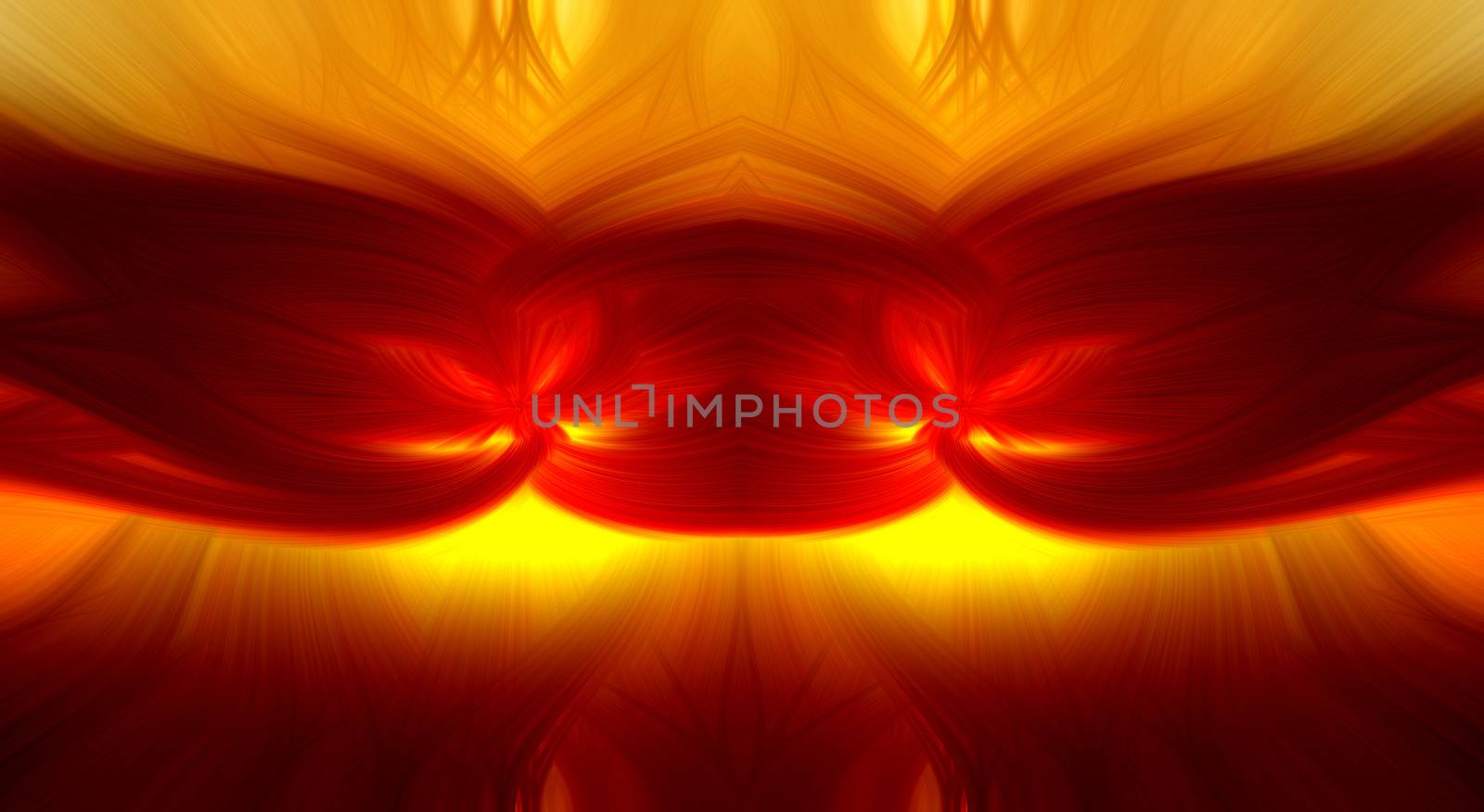 Intertwined fibers forming a shape of flame by DamantisZ