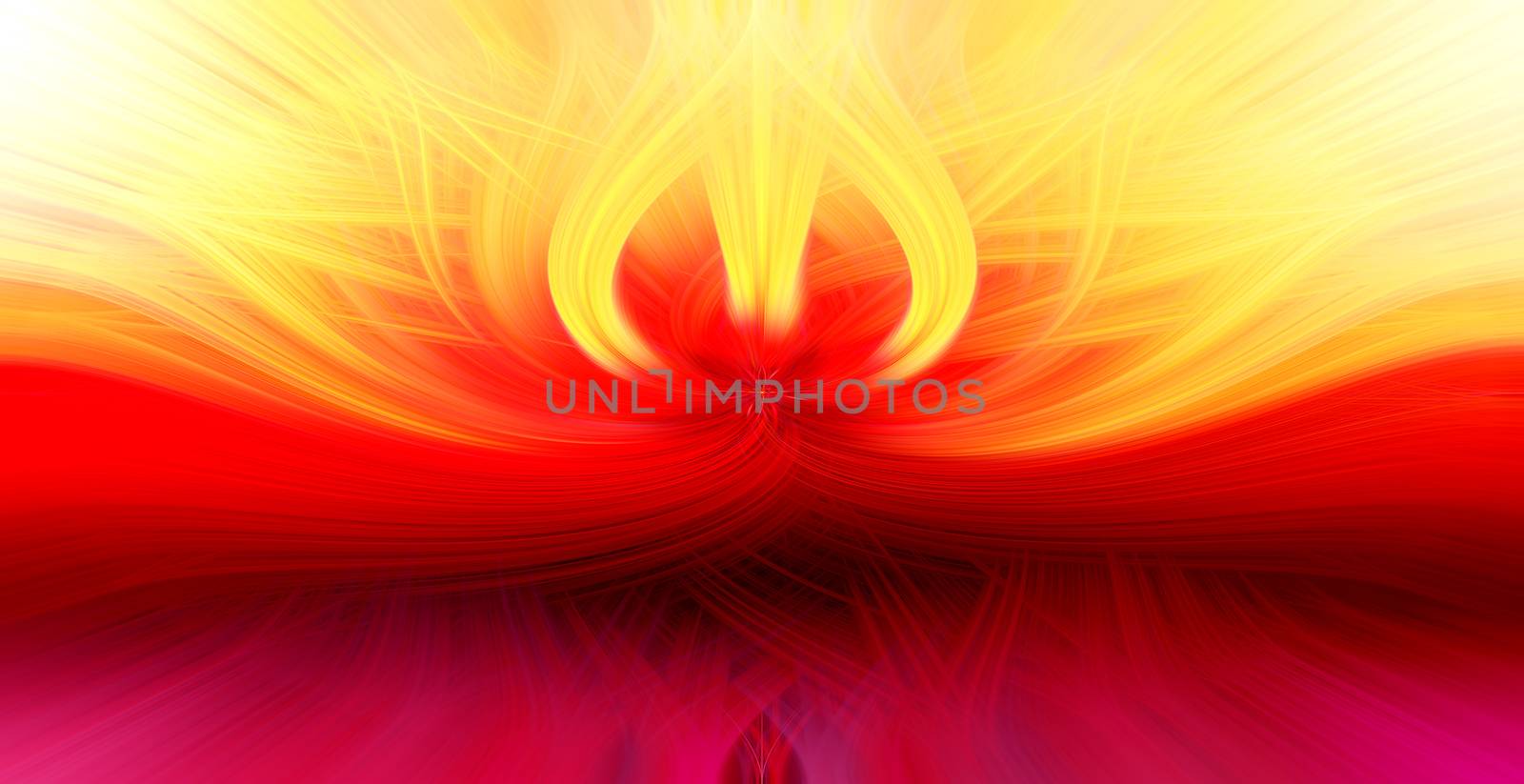 Abstract intertwined fibers, shape of flame by DamantisZ