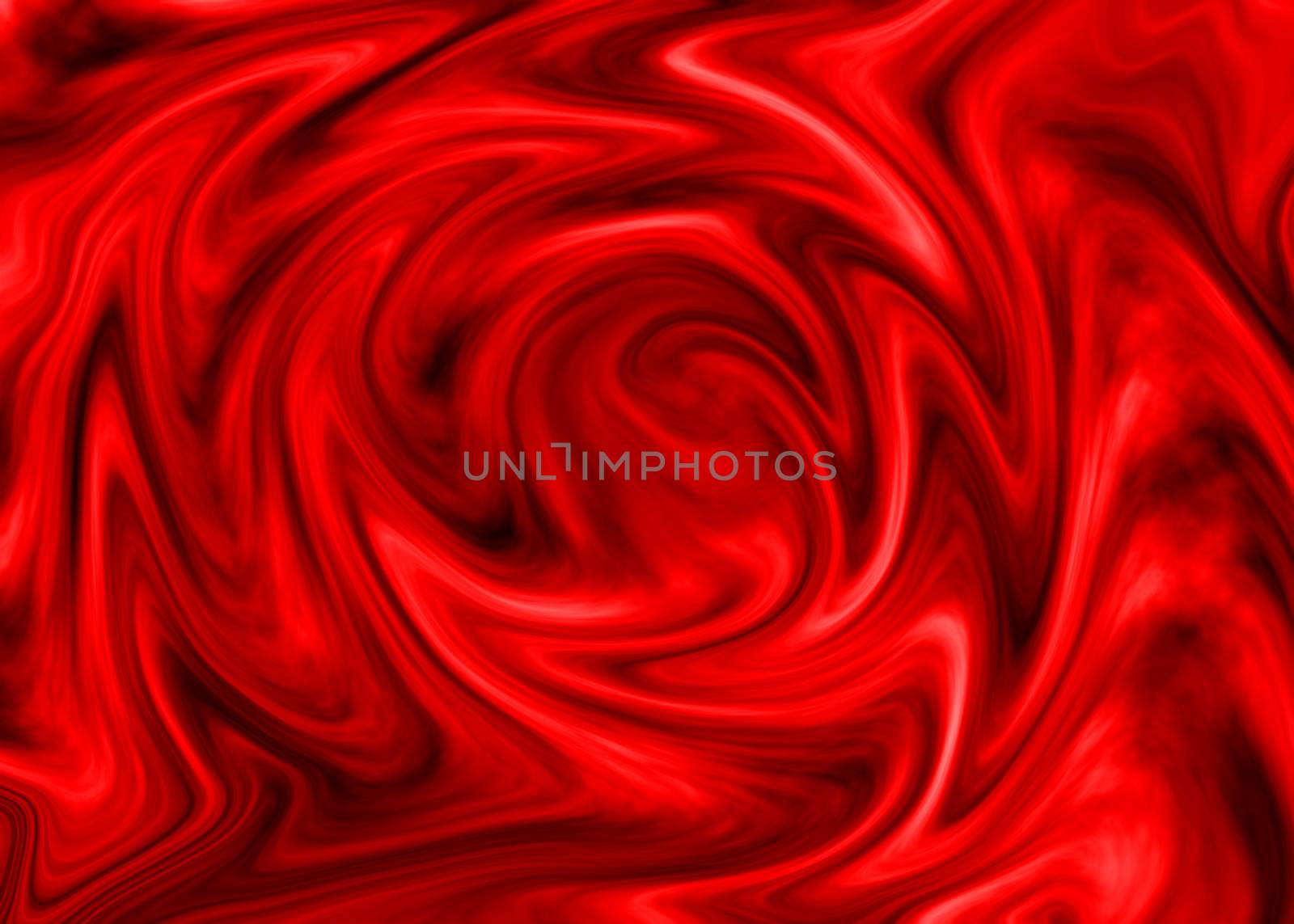 Red abstract background. Vortex in the middle of the image