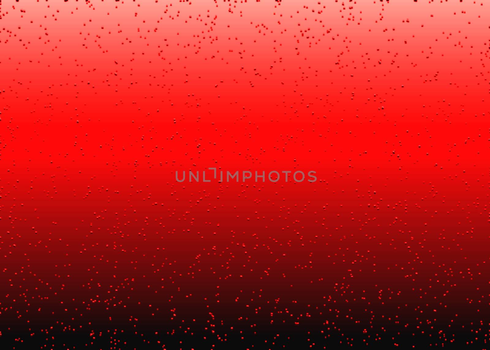 Red abstract background. Bubbles moving in red liquid. Abstract gradient.