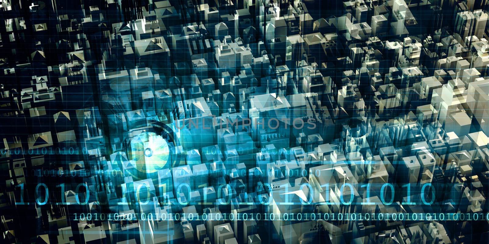 Smart Cities and Living in the Future Creative Concept