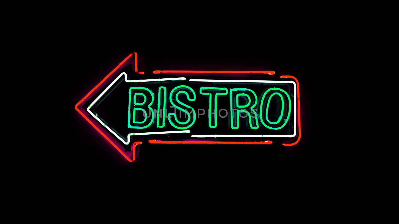 Bistro neon sign. by gnepphoto