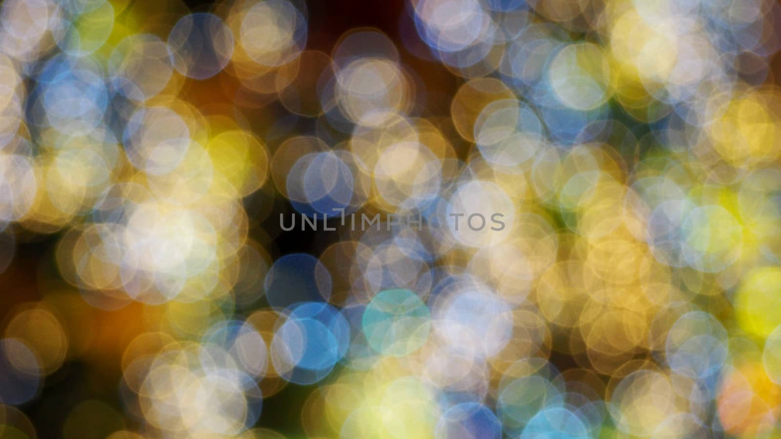 Colorful blurred bokeh lights. by gnepphoto