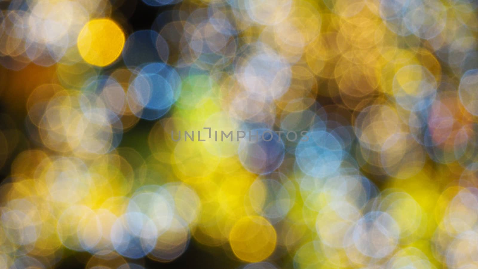 Colorful blurred bokeh lights. by gnepphoto