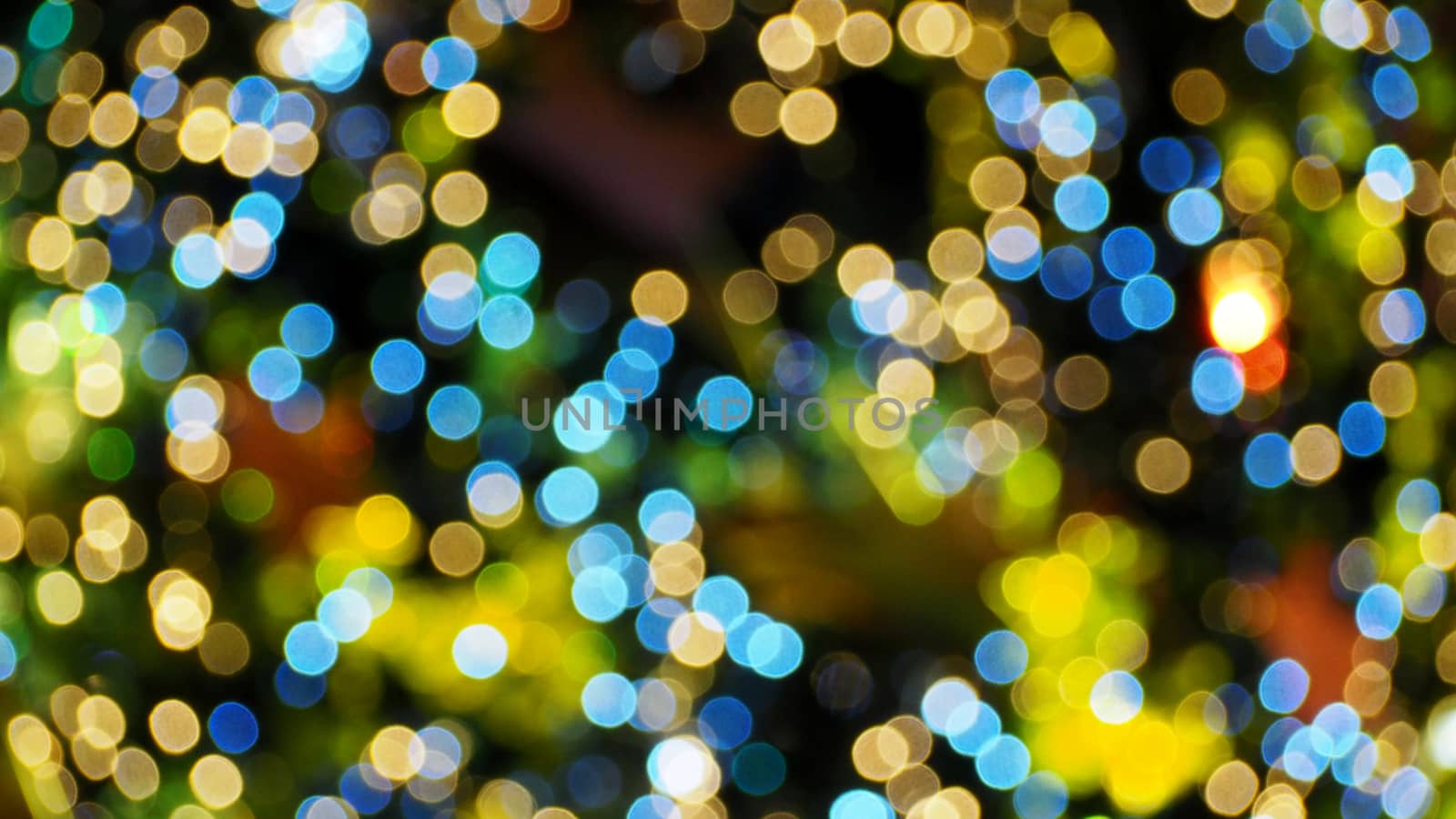 Colorful blurred bokeh lights. by gnepphoto