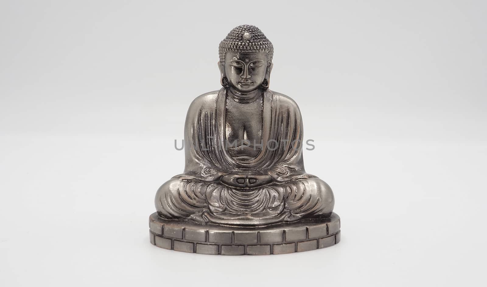 Great buddha or Daibutsu silver model. by gnepphoto