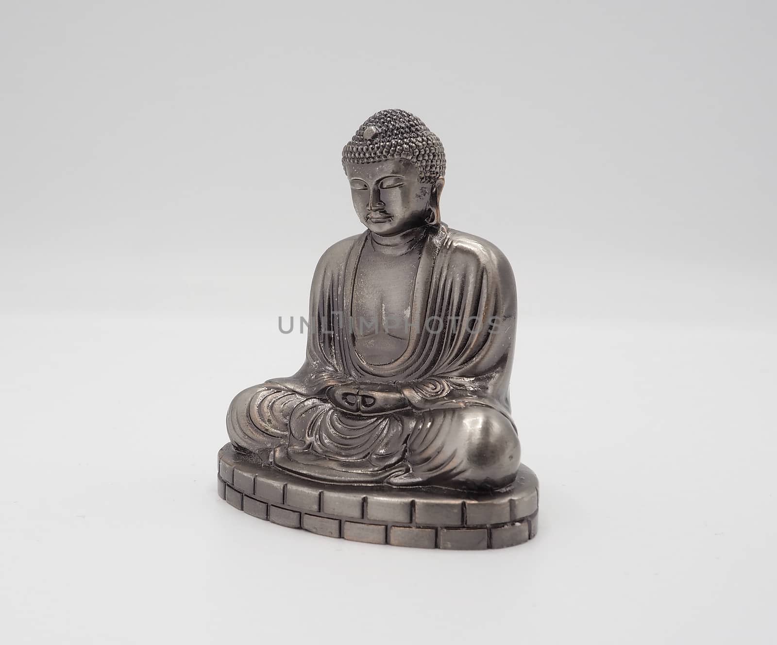 Great buddha or Daibutsu silver model. by gnepphoto