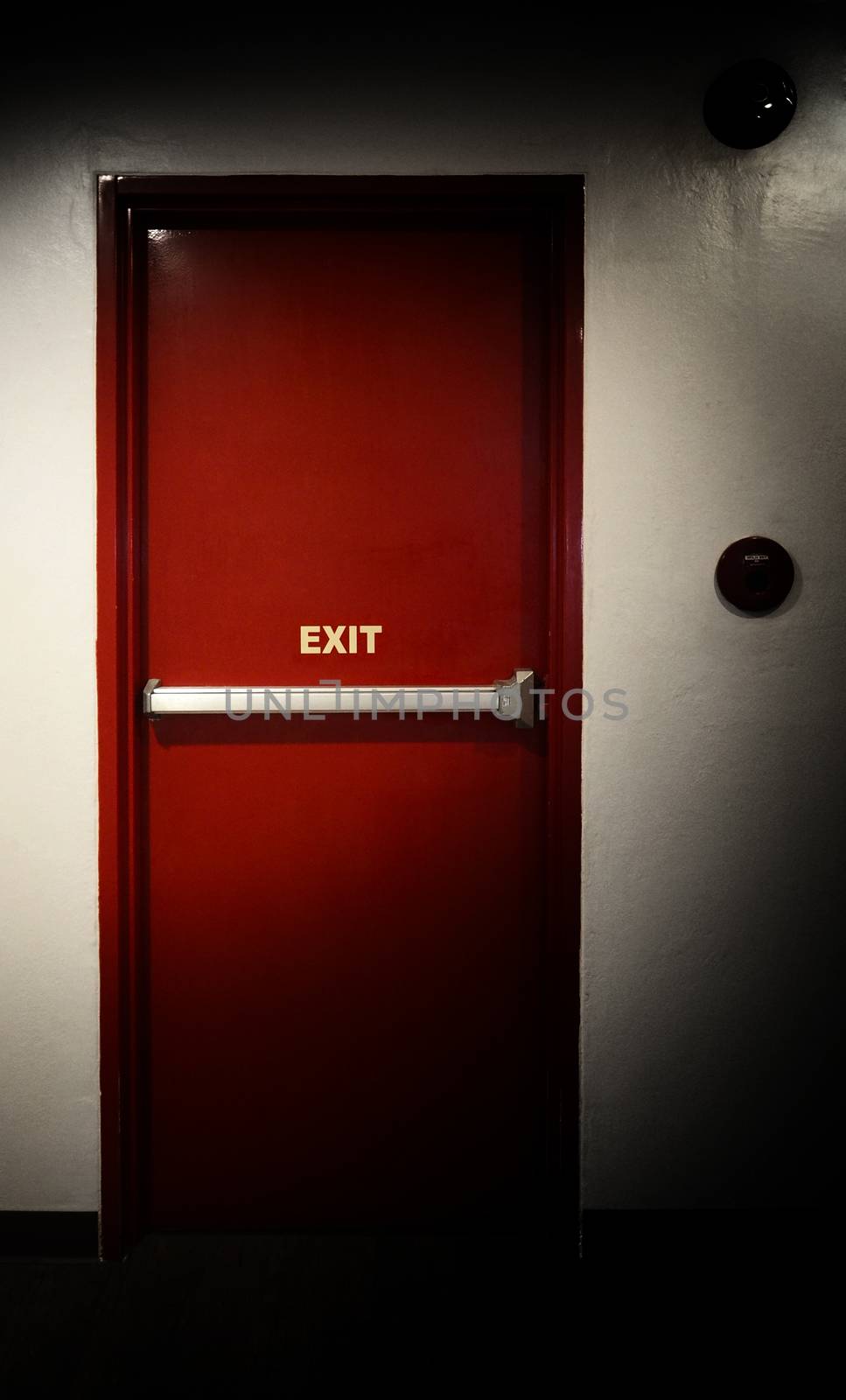 Emergency fire exit door. by gnepphoto