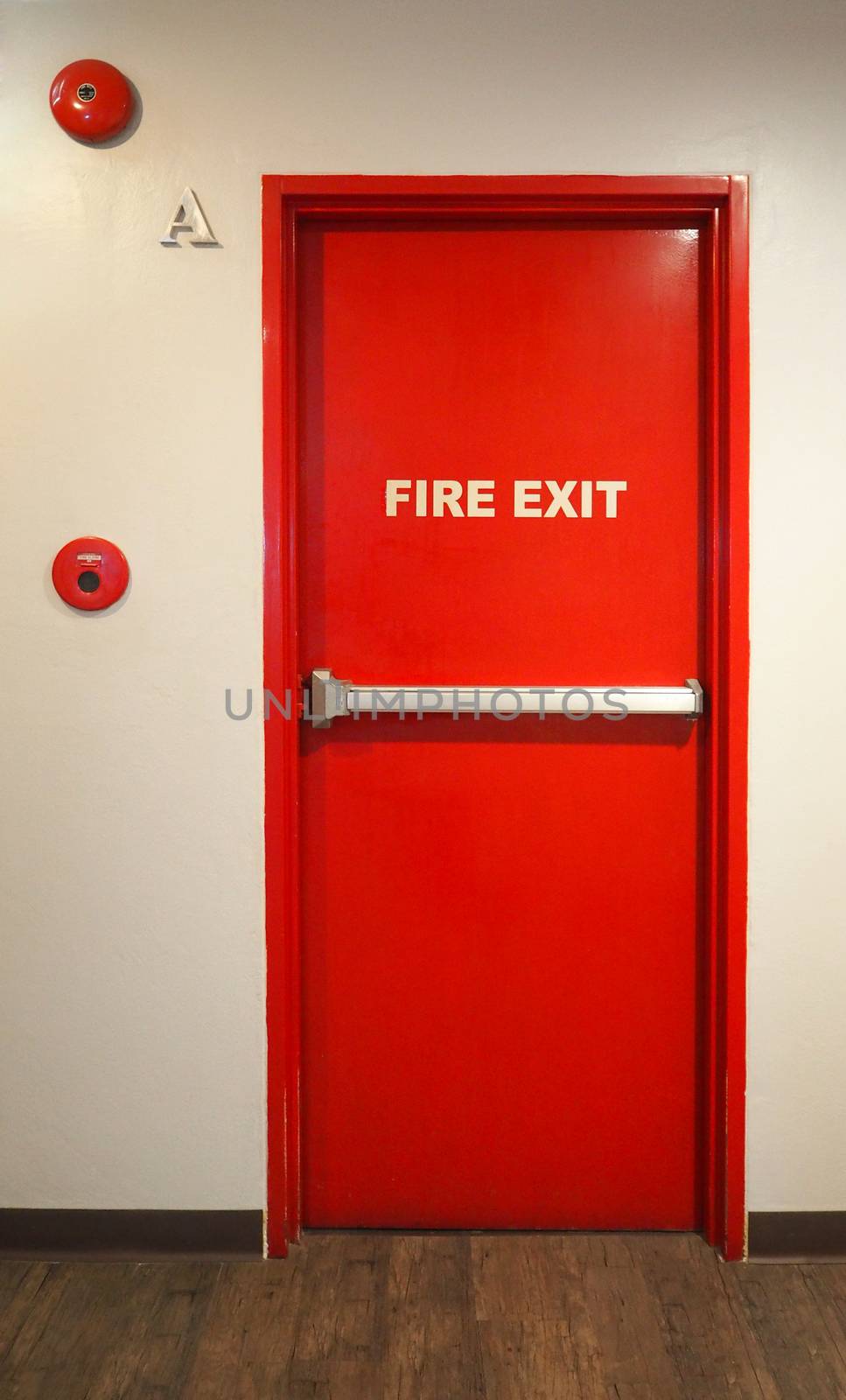 Emergency fire exit door. by gnepphoto