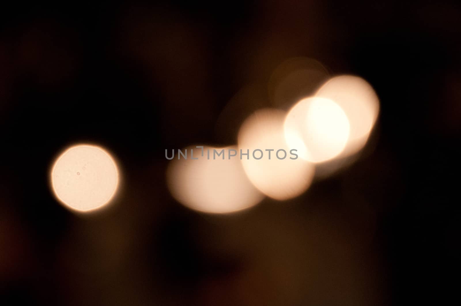 Defocused yellow random bokeh background