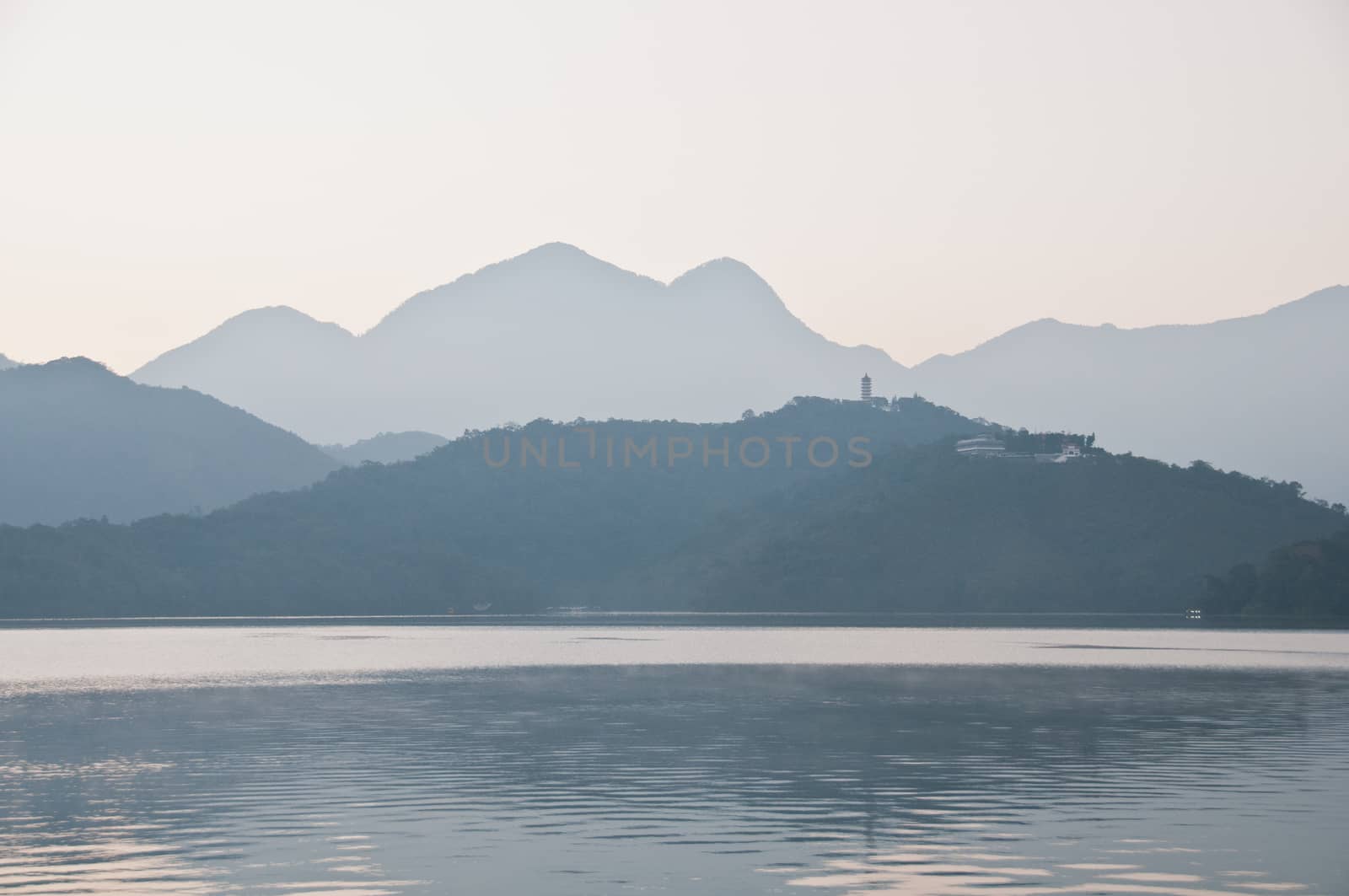 Early morning Sun Moon Lake Taiwan