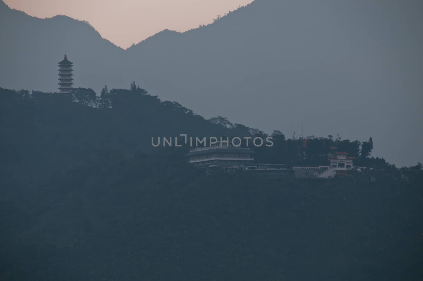 Pagoda and Wenwu temple in Sun Moon Lake Taiwan by eyeofpaul