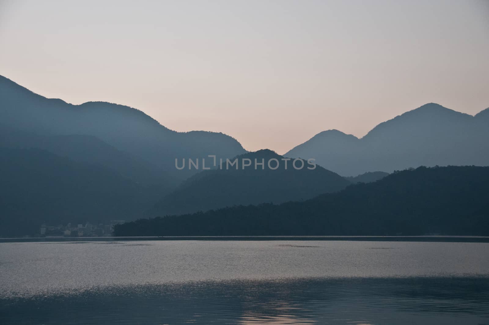 Sun Moon Lake morning in Taiwan