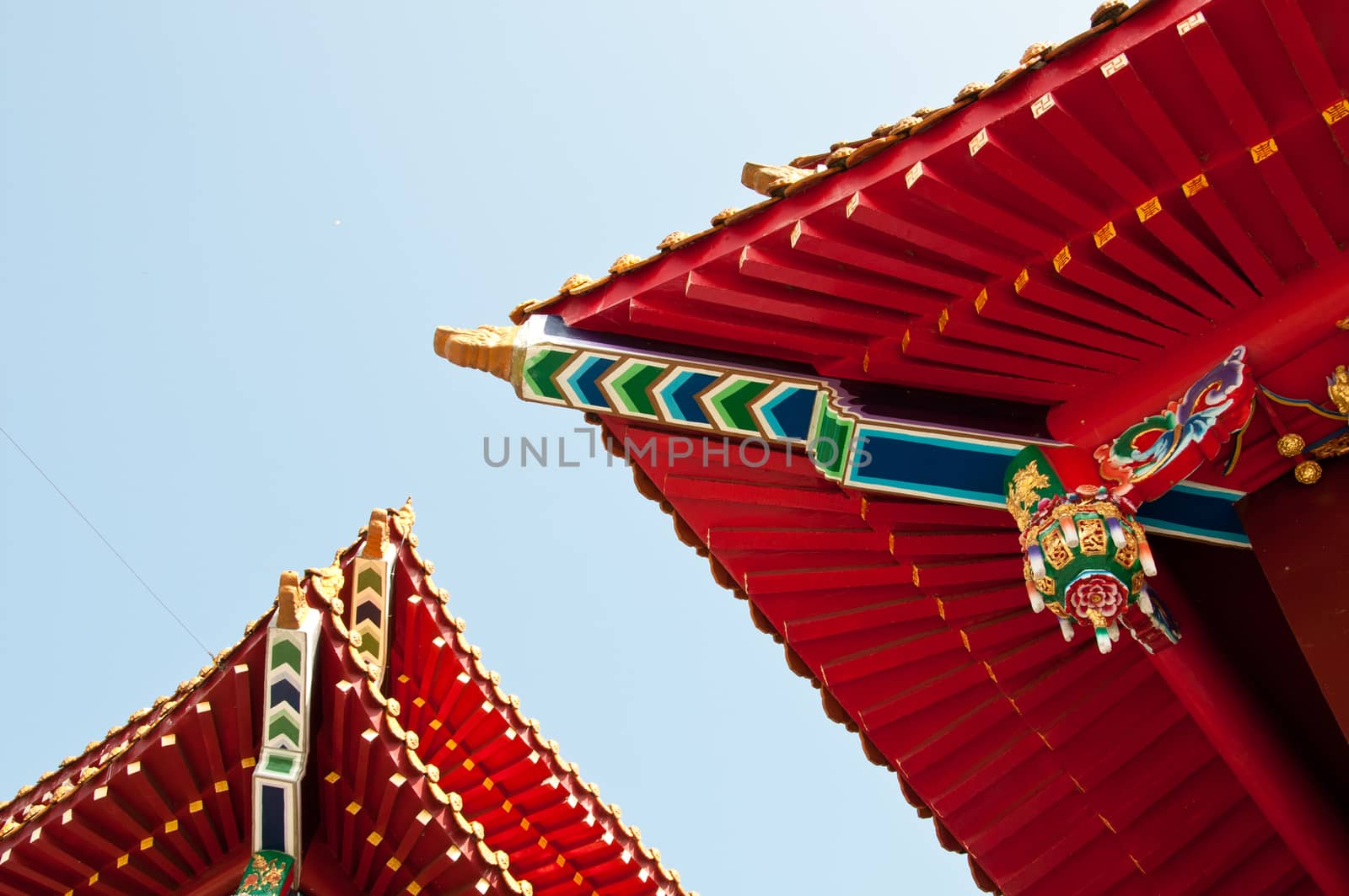 Wenwu temple roof in Sun Moon Lake Taiwan by eyeofpaul