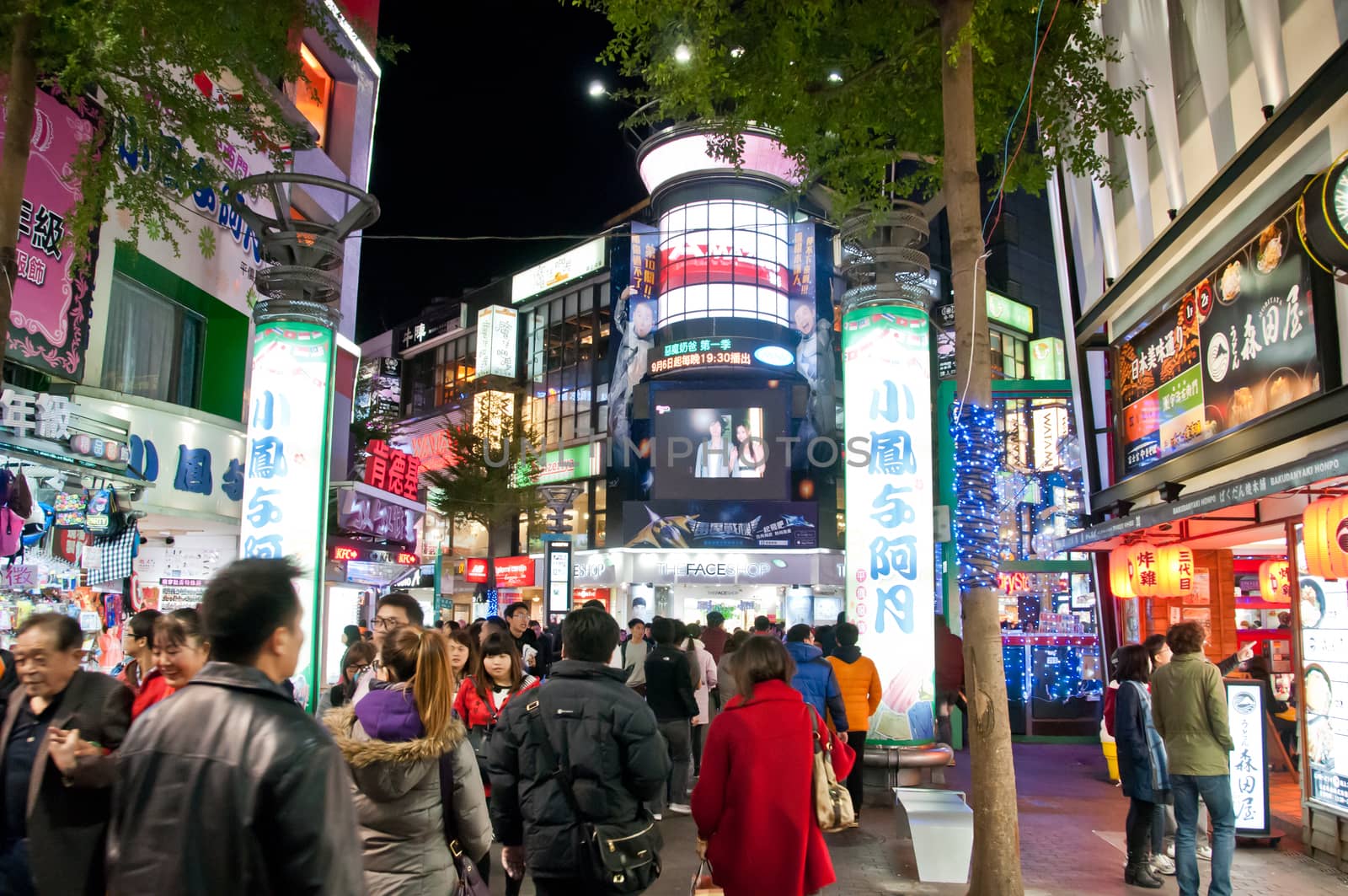 Inside Ximending shopping district in Taipei Taiwan by eyeofpaul