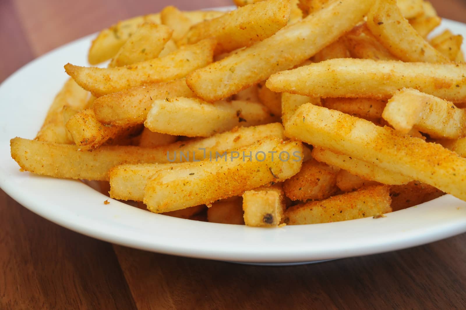 Golden spice french fries