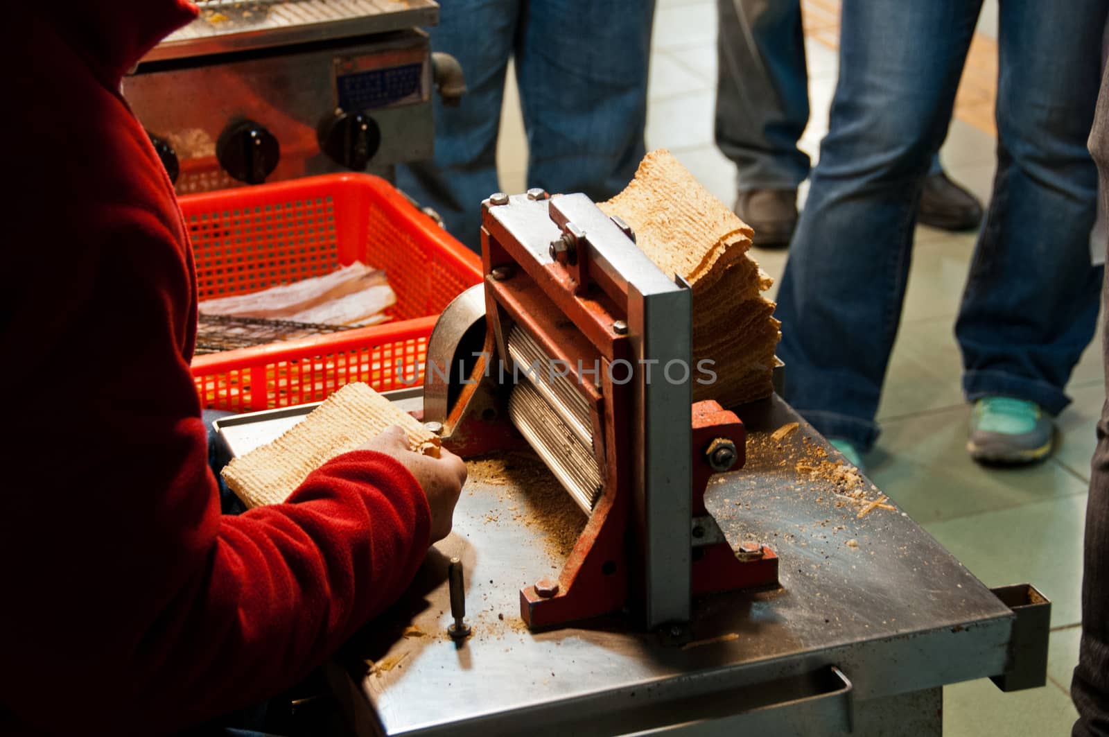 Squid sheet traditional  Taiwanese snack by eyeofpaul