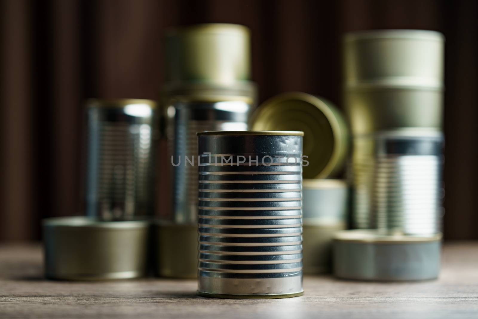 Group of Aluminium canned food
