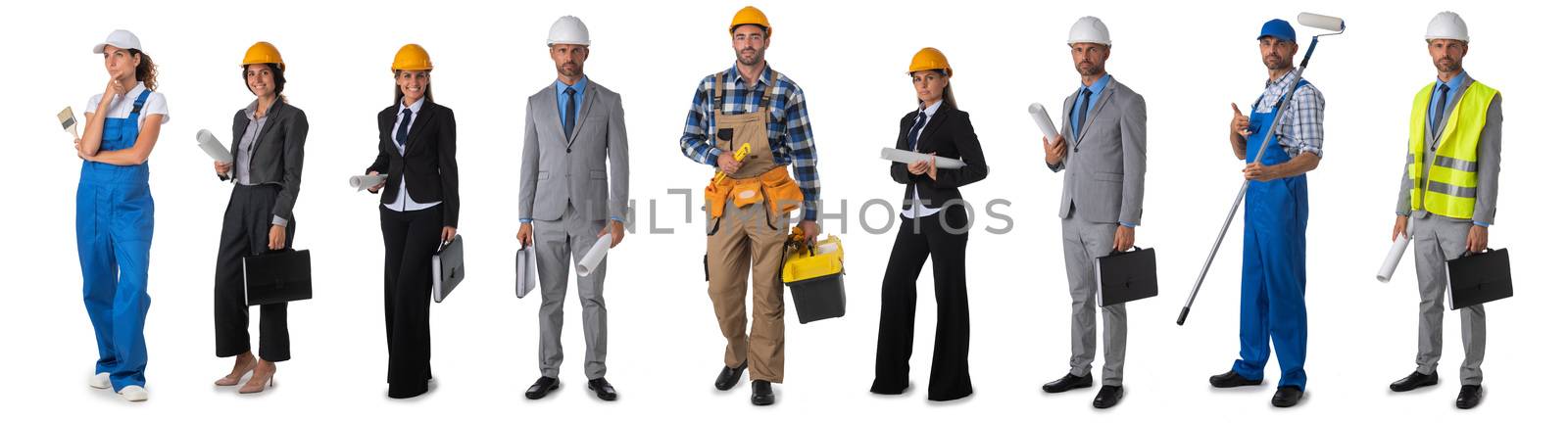 Construction industry workers by ALotOfPeople