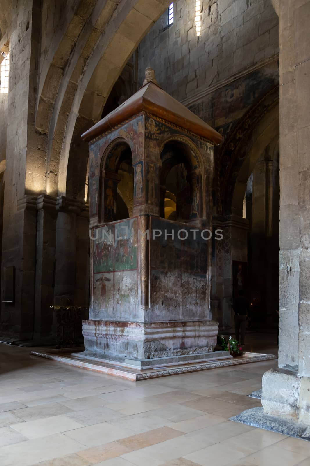 The Svetitskhoveli Cathedral, Mtskheta Georgia 05/10/2019 interior by kgboxford