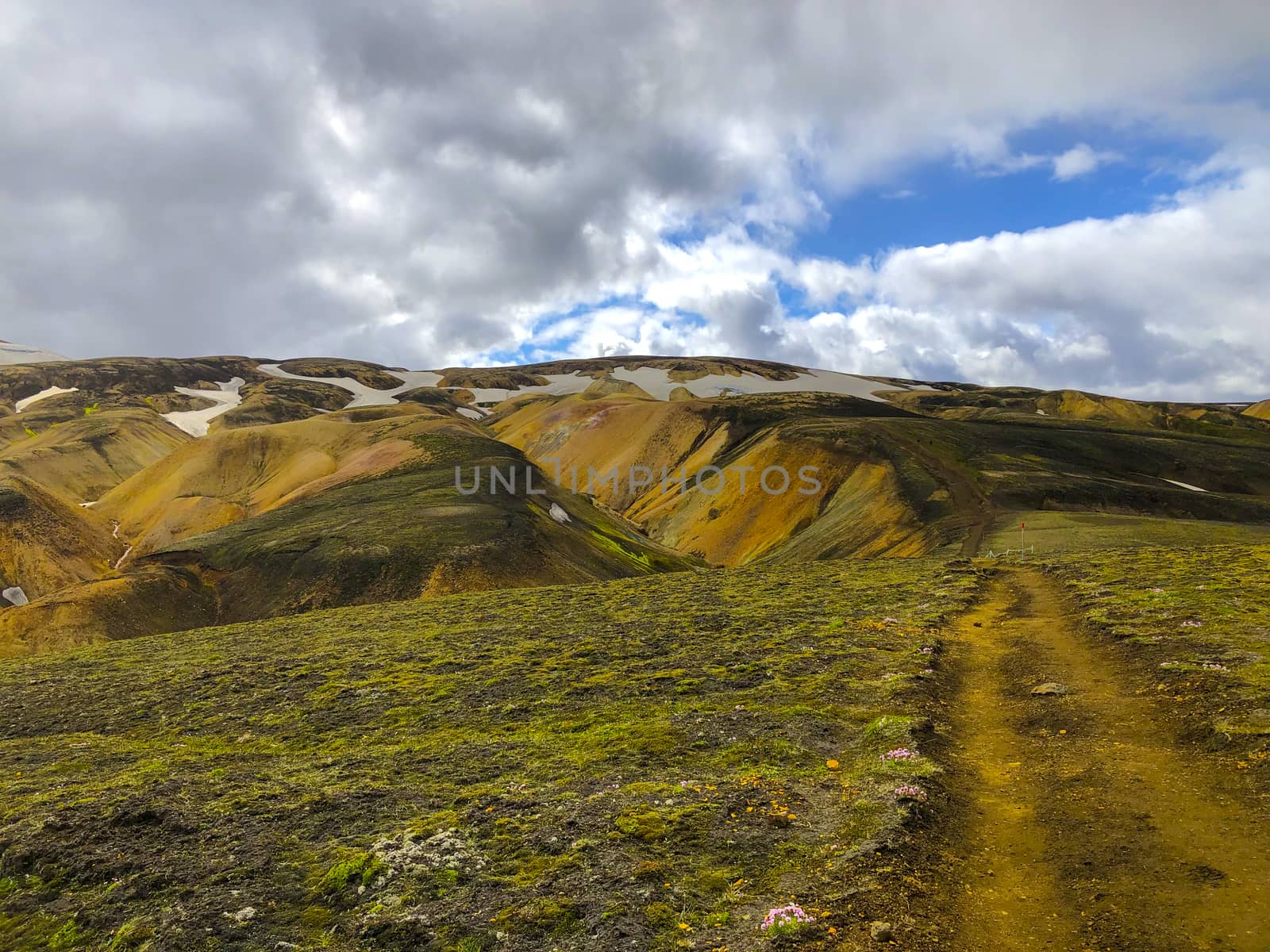 Landscape at Landmannalaugar, Laugavegur hiking trail. by kb79