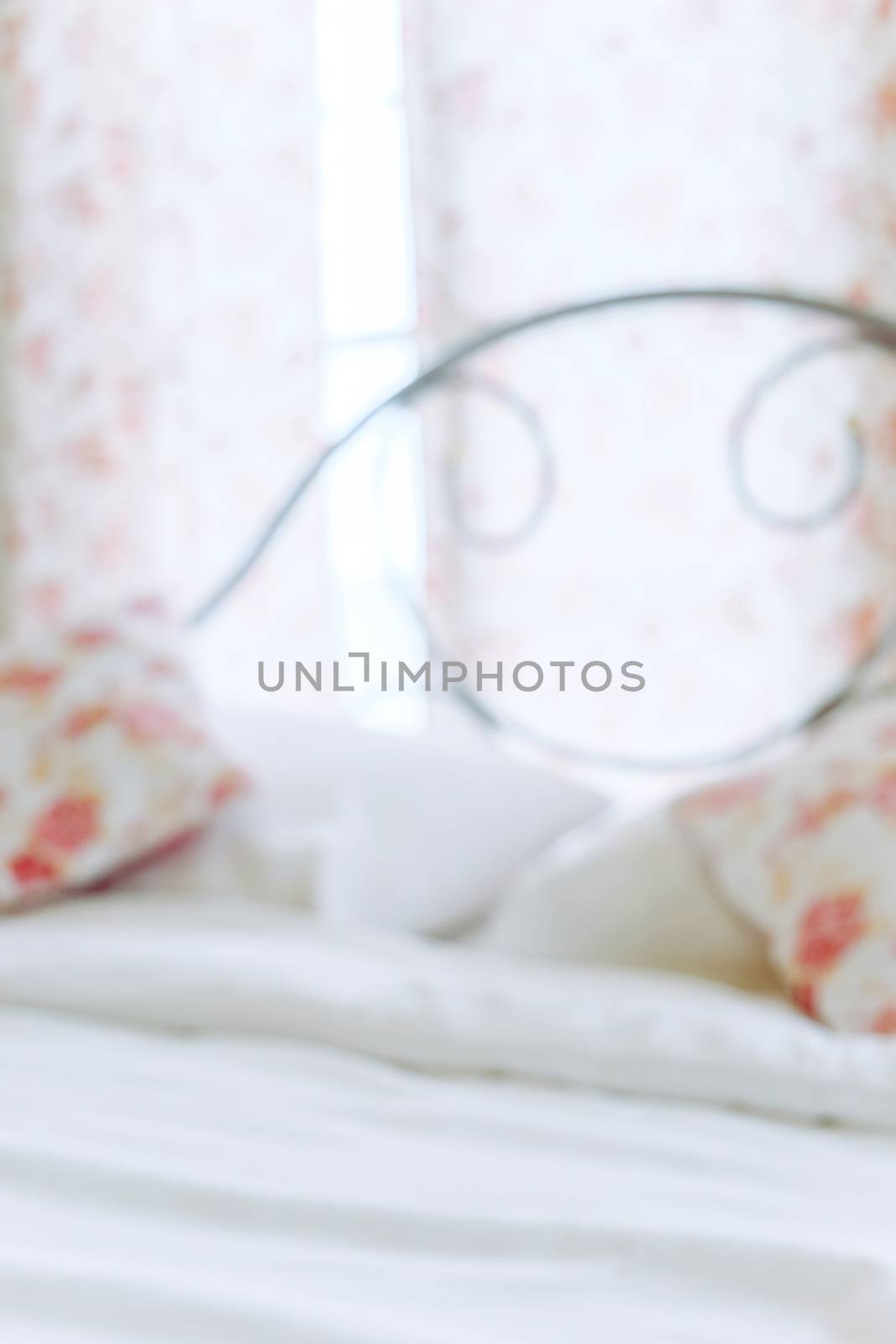 Blurred Background of a Bedroom