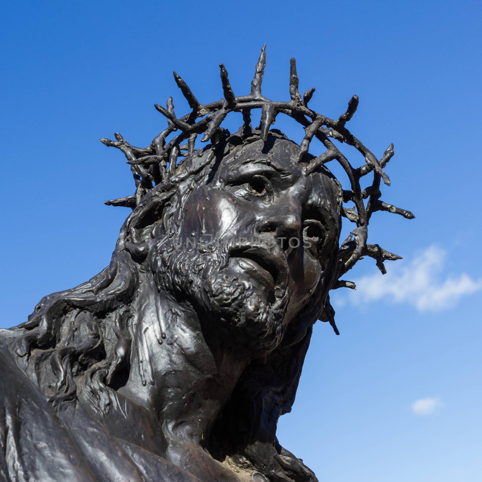 Black statue of Jesus Christ by germanopoli