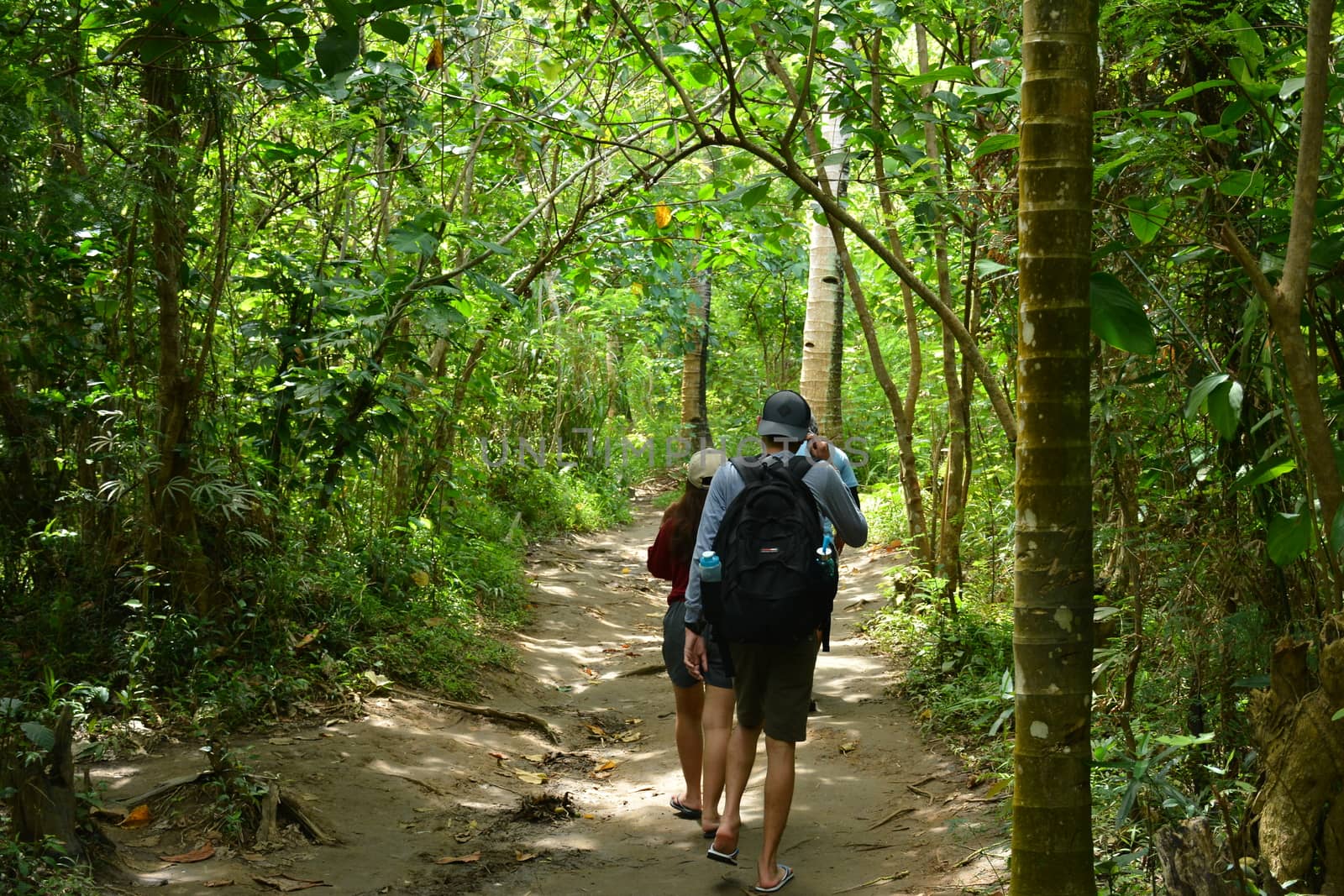 Trail at White beach resort in Aurora, Philippines by imwaltersy