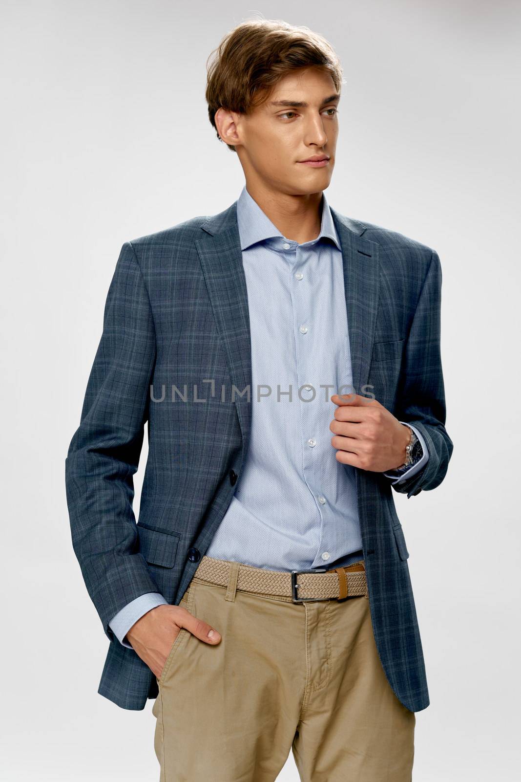 Studio Elegant Man Business Suit by SHOTPRIME