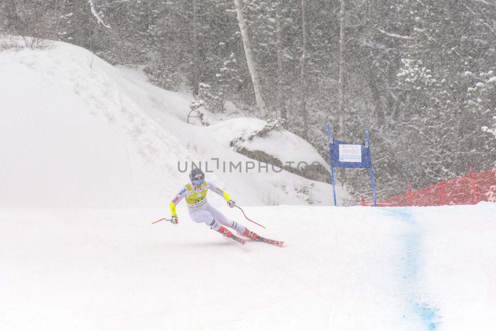 SKI WORLD FINALS DOWNHILL WOMAN  race of the FIS Alpine Ski World Cup Finals at Soldeu-El Tarter in Andorra, on March 12, 2019