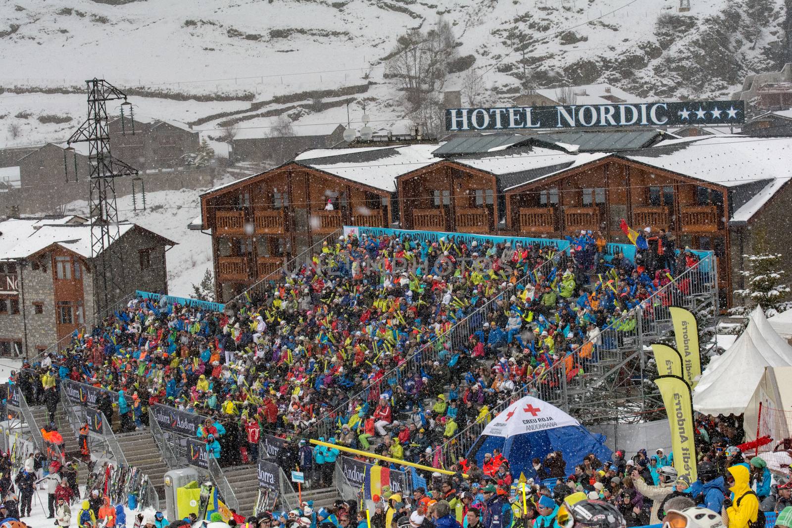 SKI WORLD FINALS DOWNHILL WOMAN  race of the FIS Alpine Ski World Cup Finals at Soldeu-El Tarter in Andorra, on March 12, 2019