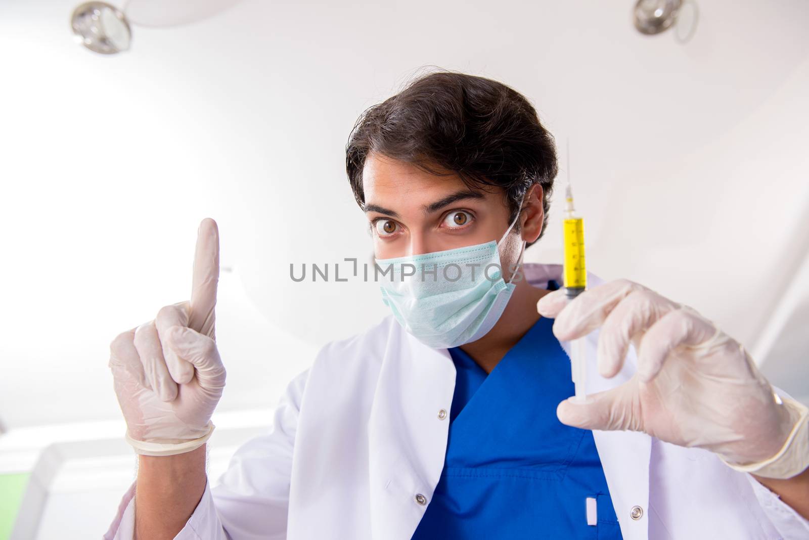 Concept of treating teeth at dentists by Elnur