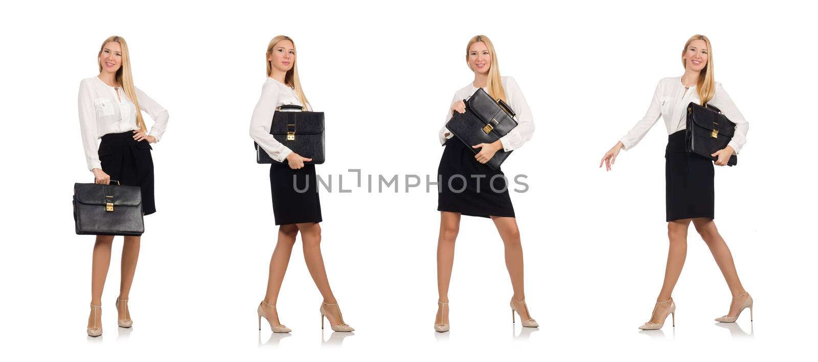 Woman businesswoman in business concept by Elnur